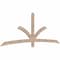 Ekena Millwork Davenport Smooth Timber Gable Bracket, Douglas Fir, 96"W x 36"H x 1 1/2"D x 3 1/2"F, 9/12 Pitch GBW096X36X0204DAV00SDF - alternate 2